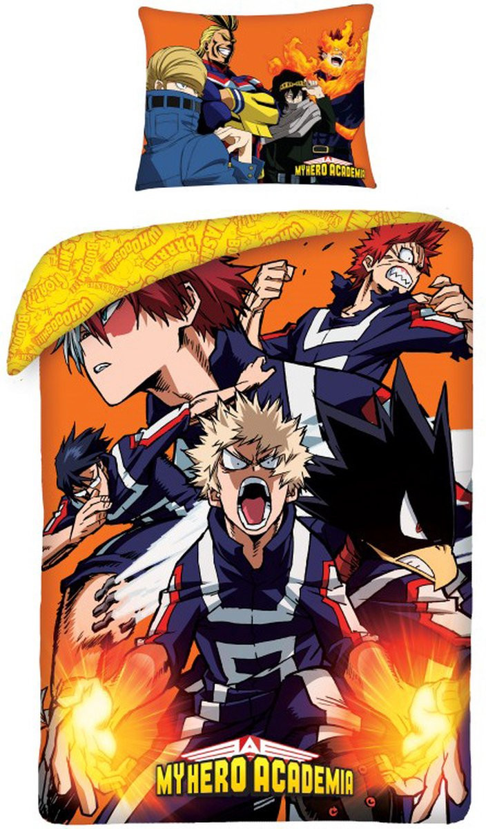 My Hero Academia Dekbedovertrek Heroes Rising 140 x 200 cm