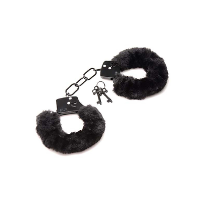 XR Brands Cuffed in Fur Hairy Handcuffs