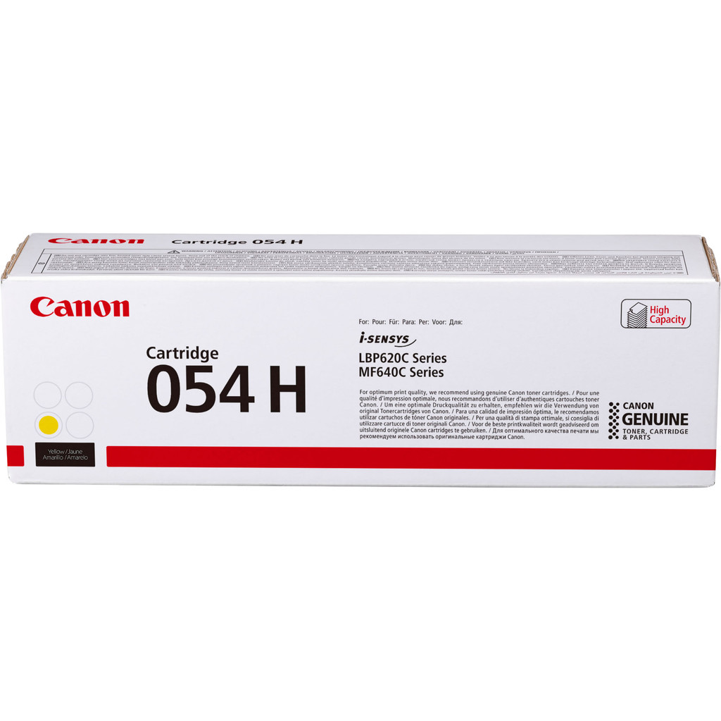 Canon 054 H Toner Geel (Hoge capaciteit)