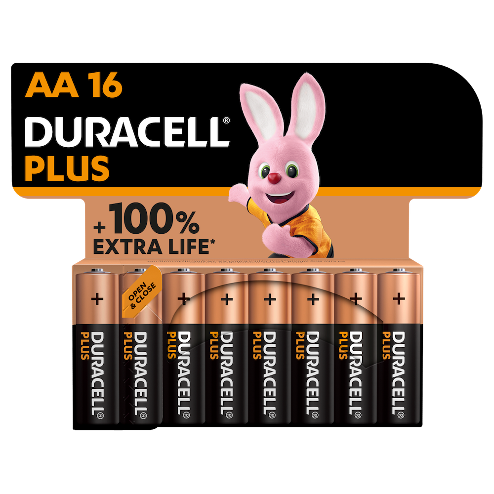 Duracell AA Plus Alkaline 16x