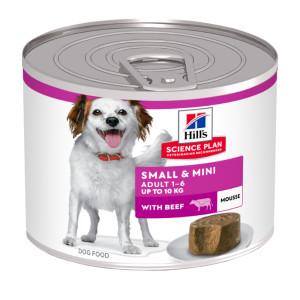 Hill&apos;s Adult Small & Mini mousse met rund natvoer hond 12 x 200 g