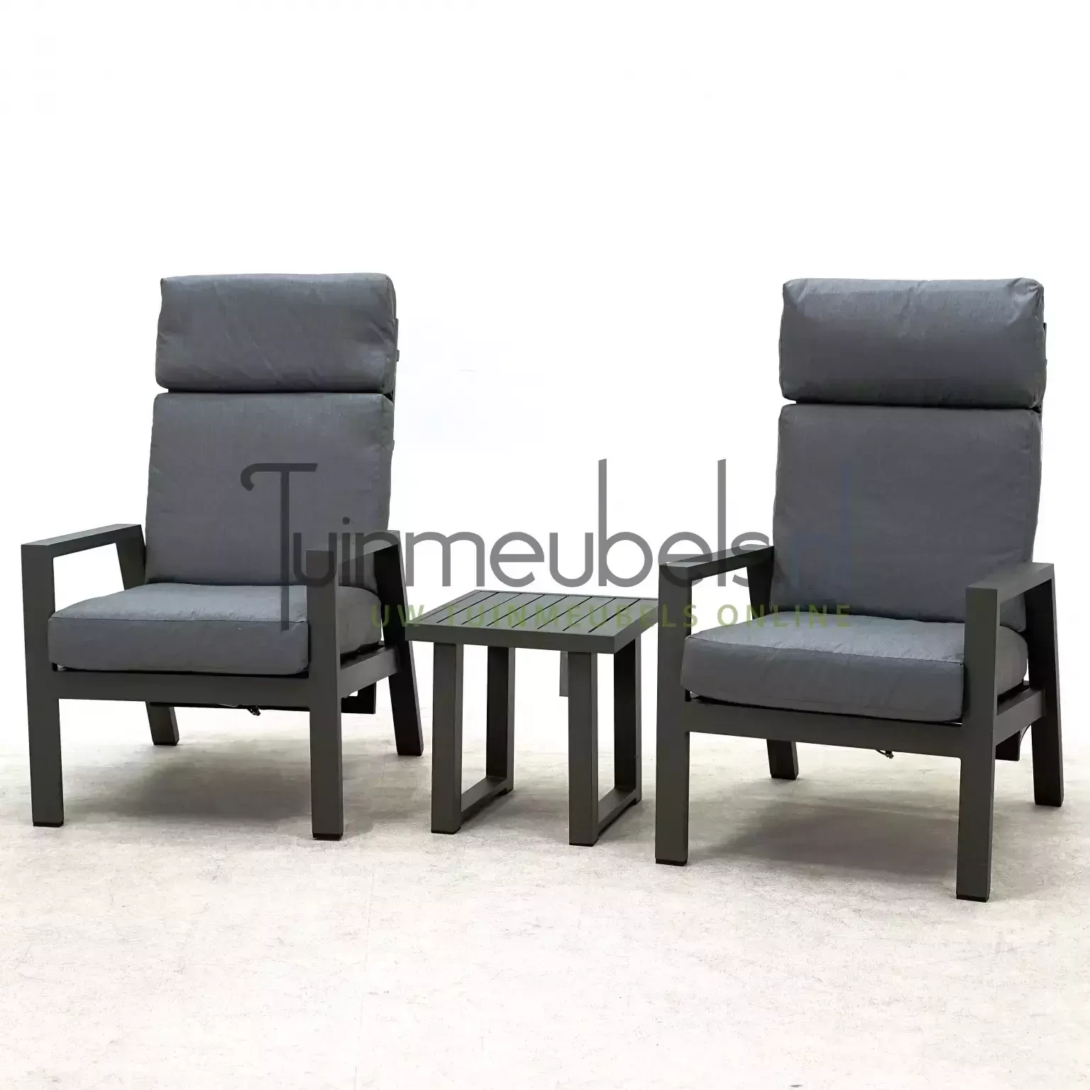 Loungeduo set Vita Centro 2 loungestoelen en bijzettafel