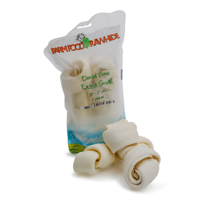 Farm Food Rawhide Dental Bone XS 15-17cm 2 stuks