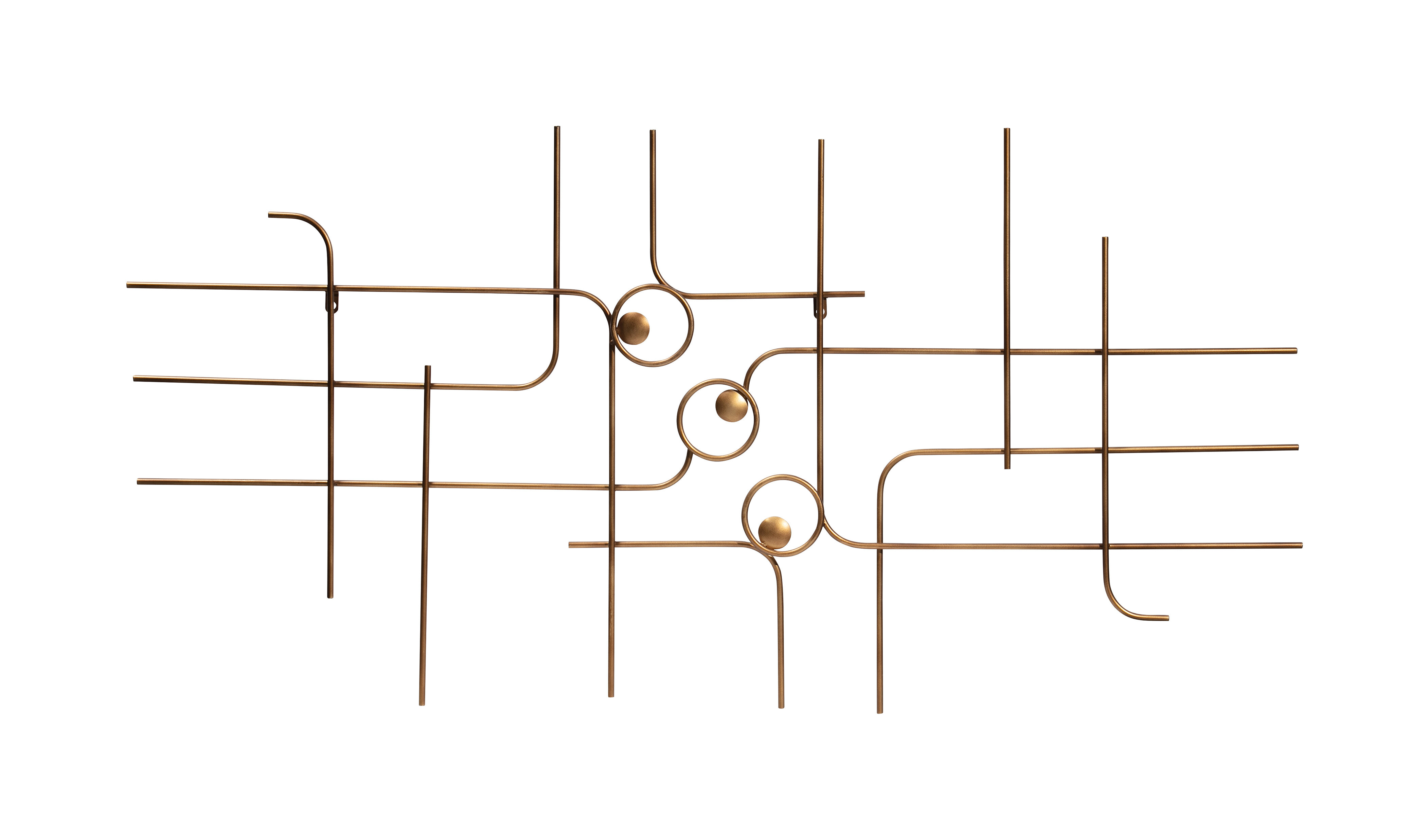 BePureHome Wanddecoratie Symphony - Antique Brass