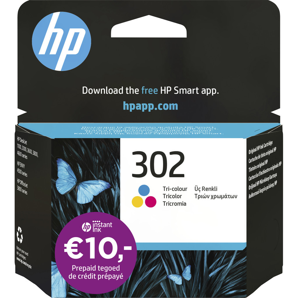 HP 302 Cartridge Kleur