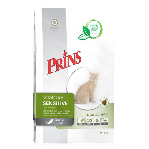 Prins VitalCare Sensitive Hypoallergenic kattenvoer 4 kg