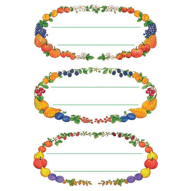 Etiket HERMA 3598 keuken vruchtenkrans | 10 stuks