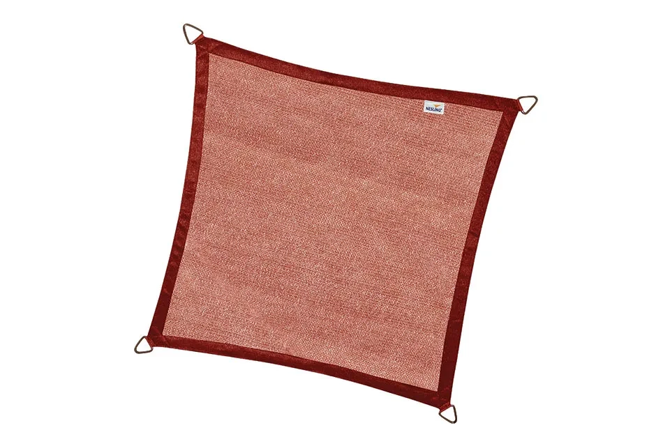 Nesling | Coolfit Schaduwdoek Vierkant 500 x 500 cm | Terracotta