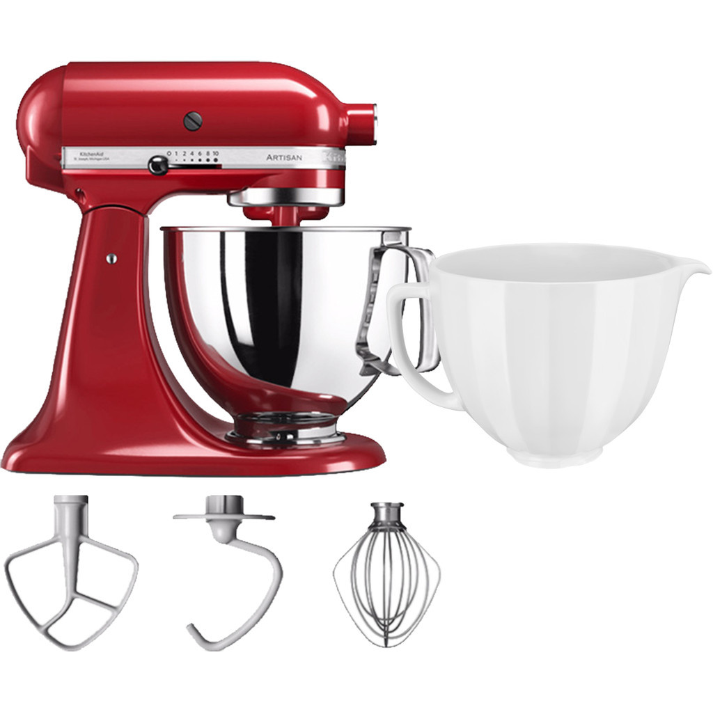 KitchenAid Artisan Mixer 5KSM125 Keizerrood + Extra mengkom