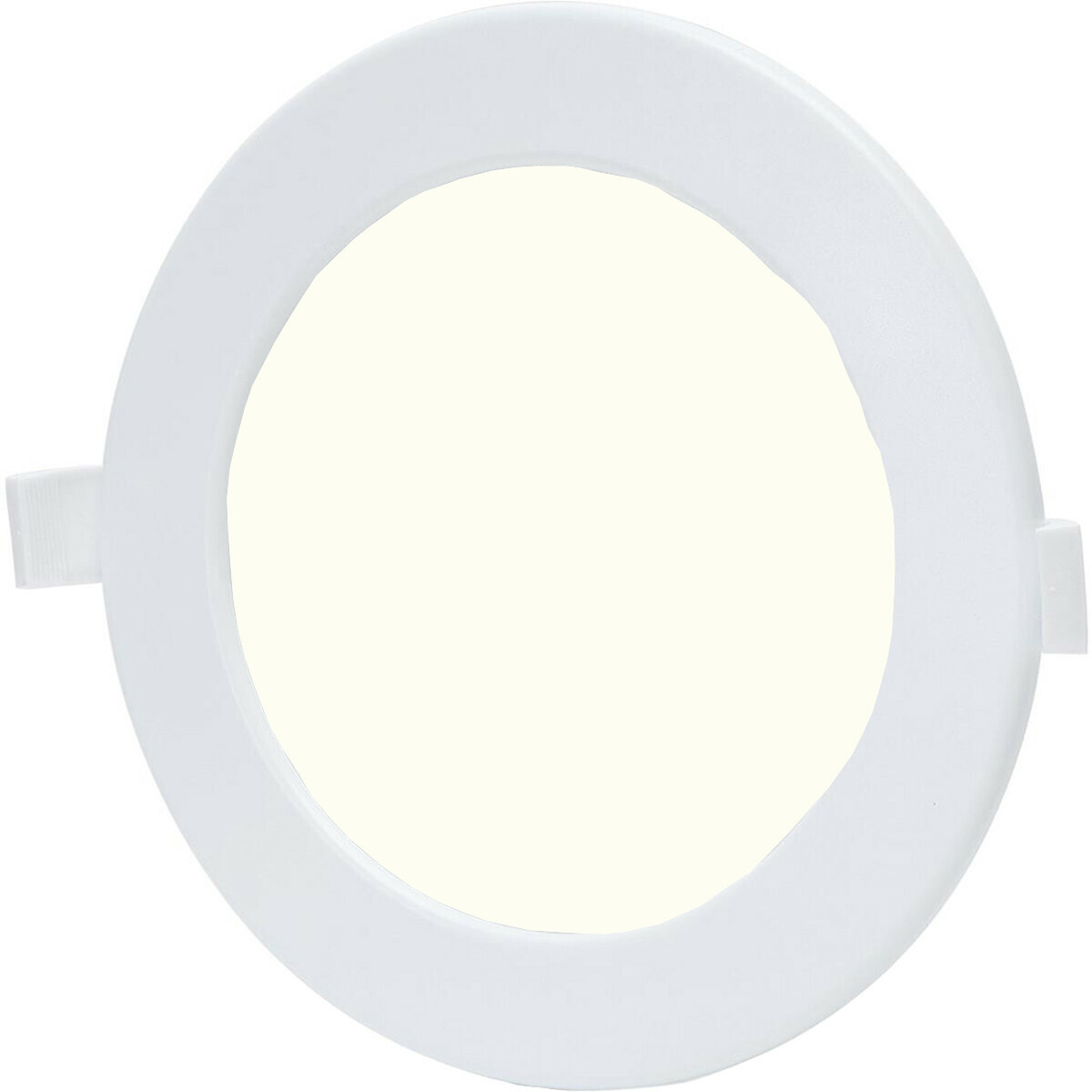 LED Downlight - Smart LED - Wifi LED - Slimme LED - Aigi Zumba - 12W - Natuurlijk Wit 4000K - Inbouw Rond - Mat Wit - Aluminium - Ø170mm