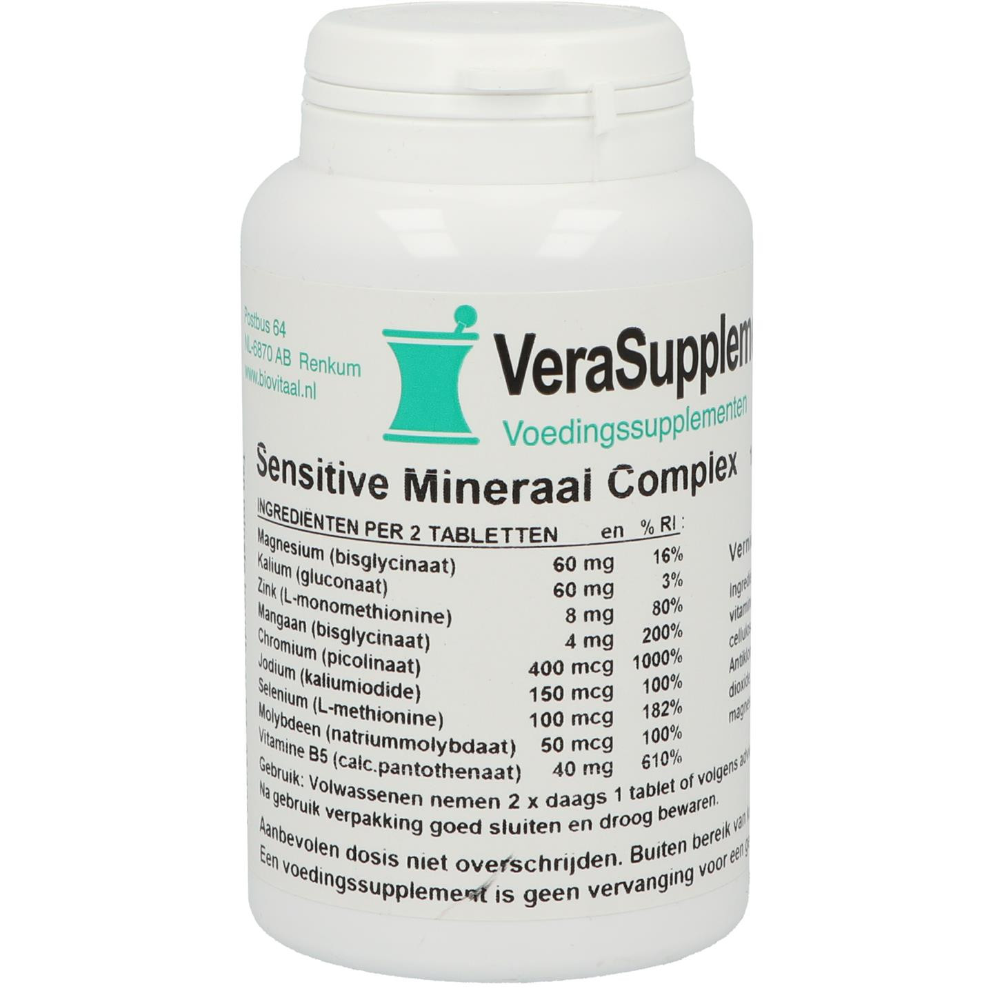 Sensitive Mineraal complex