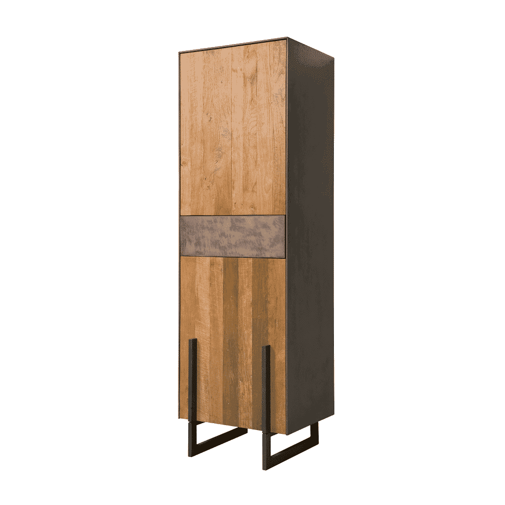 Tower Living Opbergkast Ora Teakhout, 182 x 57cm - Bruin