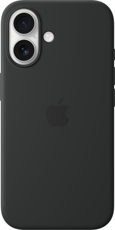 Apple iPhone 16 Back Cover met MagSafe Zwart