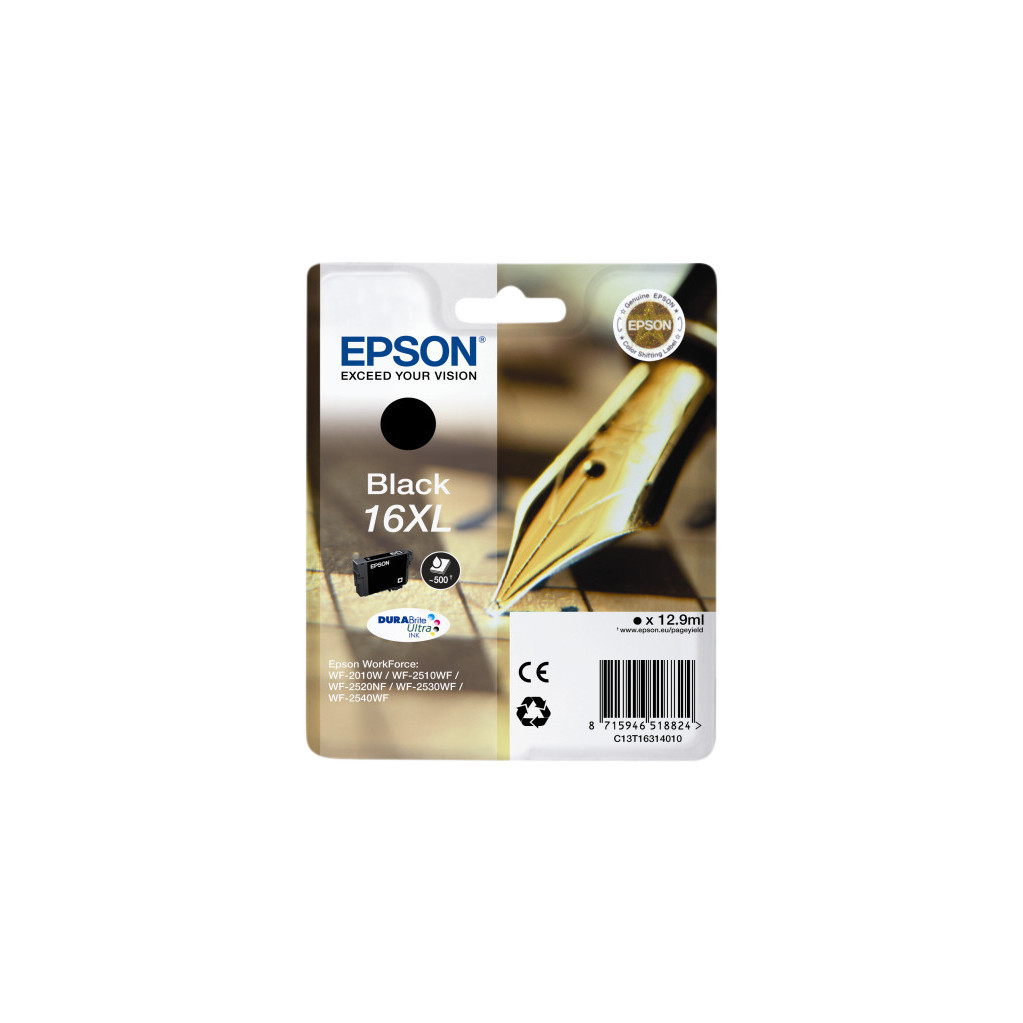 Epson 16XL Cartridge Zwart