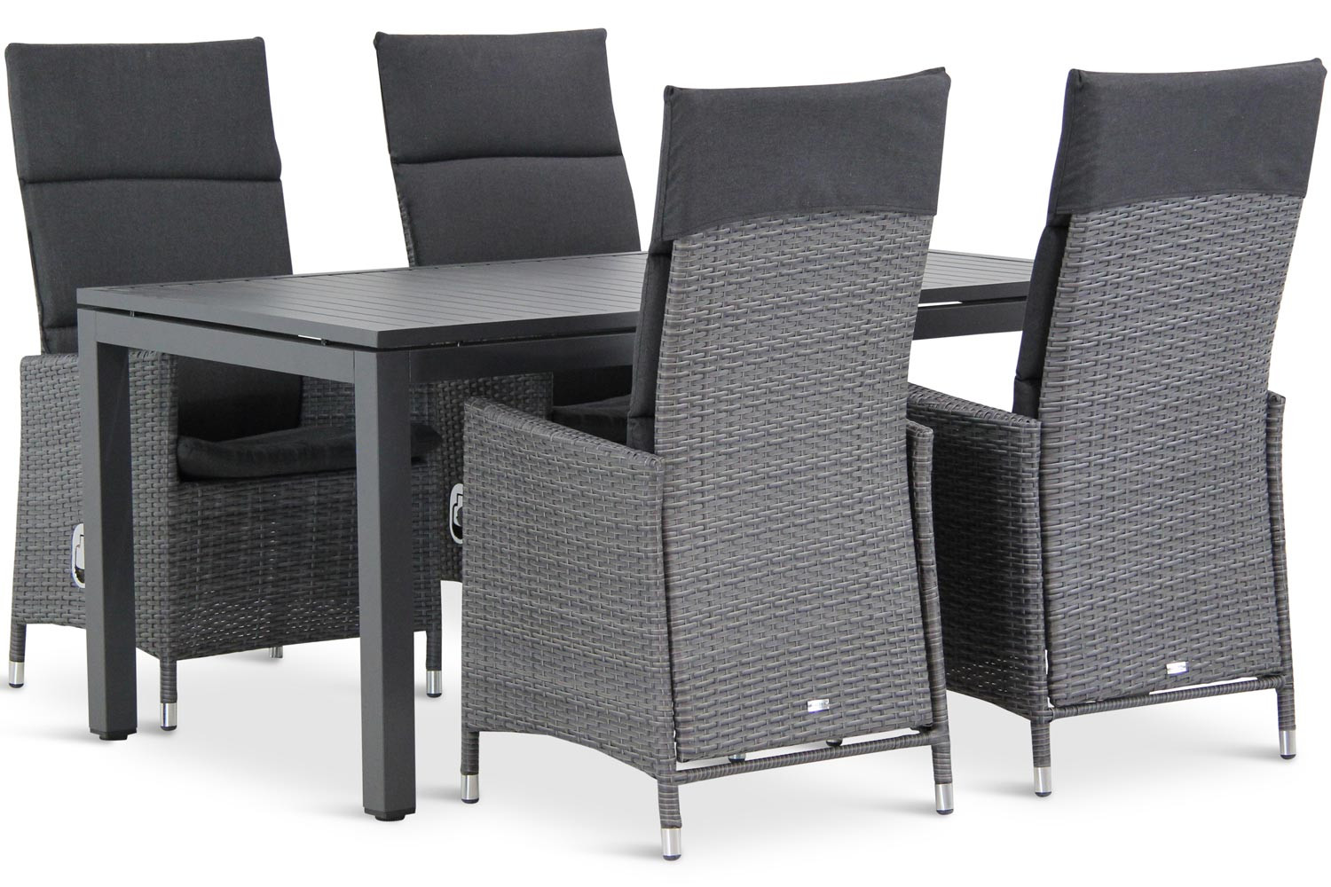 Garden Collections Denver/Concept 160 cm dining tuinset 5-delig