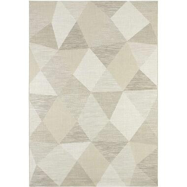 Vloerkleed Tarma - beige - 160x230 cm - Leen Bakker