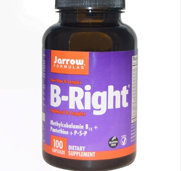 B-Right, B-Complex (100 Capsules) - Jarrow Formulas