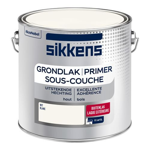 Sikkens Grondverf Buiten Wit 2,5l