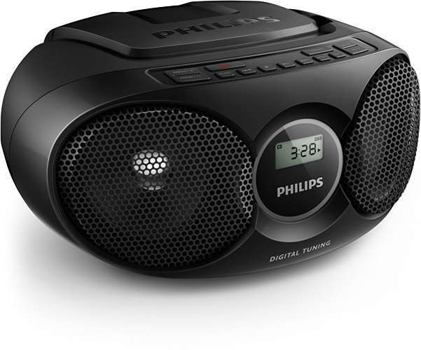 Philips AZ215B/12 FM radio Zwart