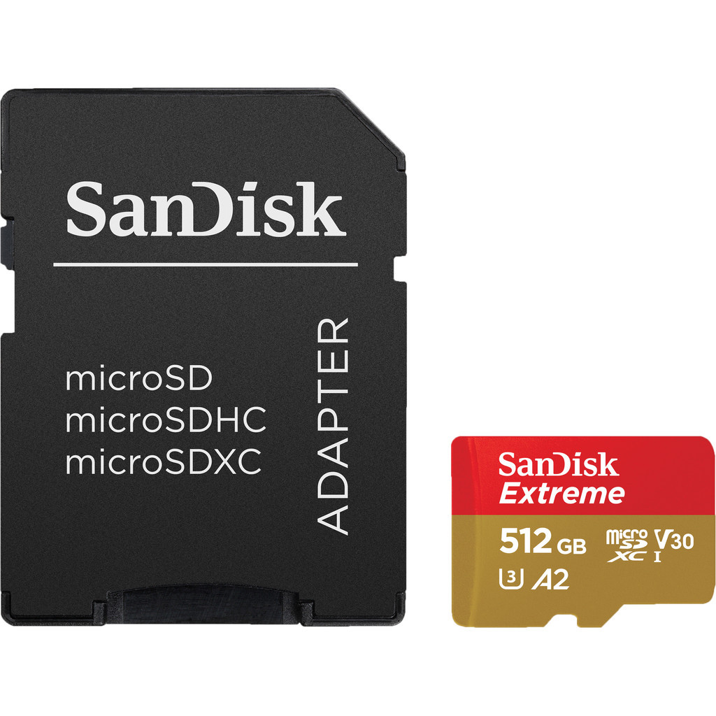 SanDisk MicroSDXC Extreme 512GB 190mb/s