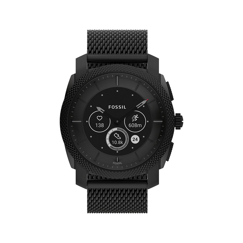 Fossil Gen 6 Hybrid FTW7062 Zwart/Zwart 45mm