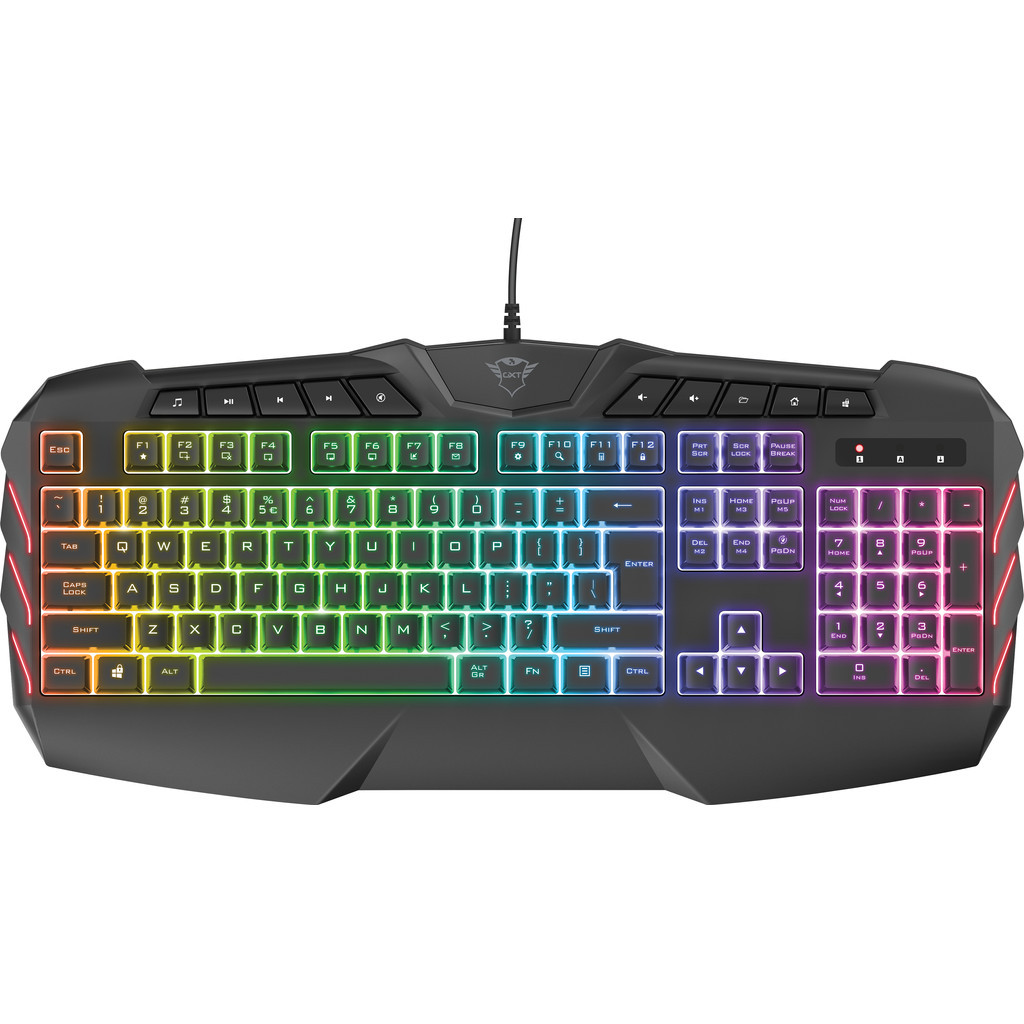 Trust GXT 881 Odyss Semi-mechanisch Gaming Toetsenbord QWERTY