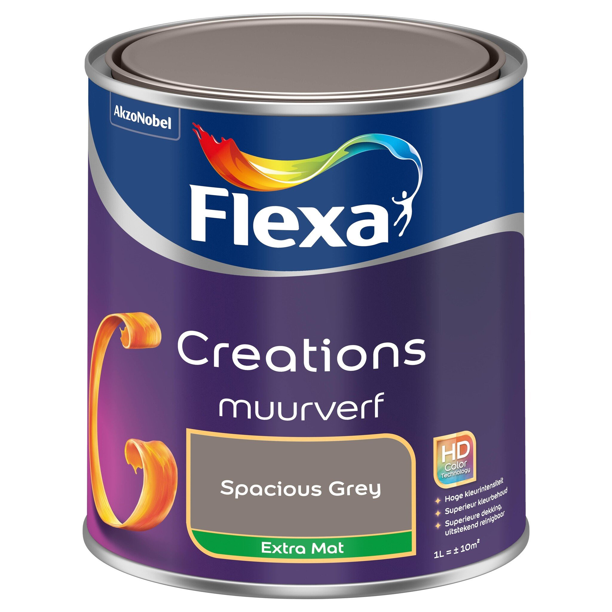 Flexa Creations Muurverf Extra Mat - Spacious Grey