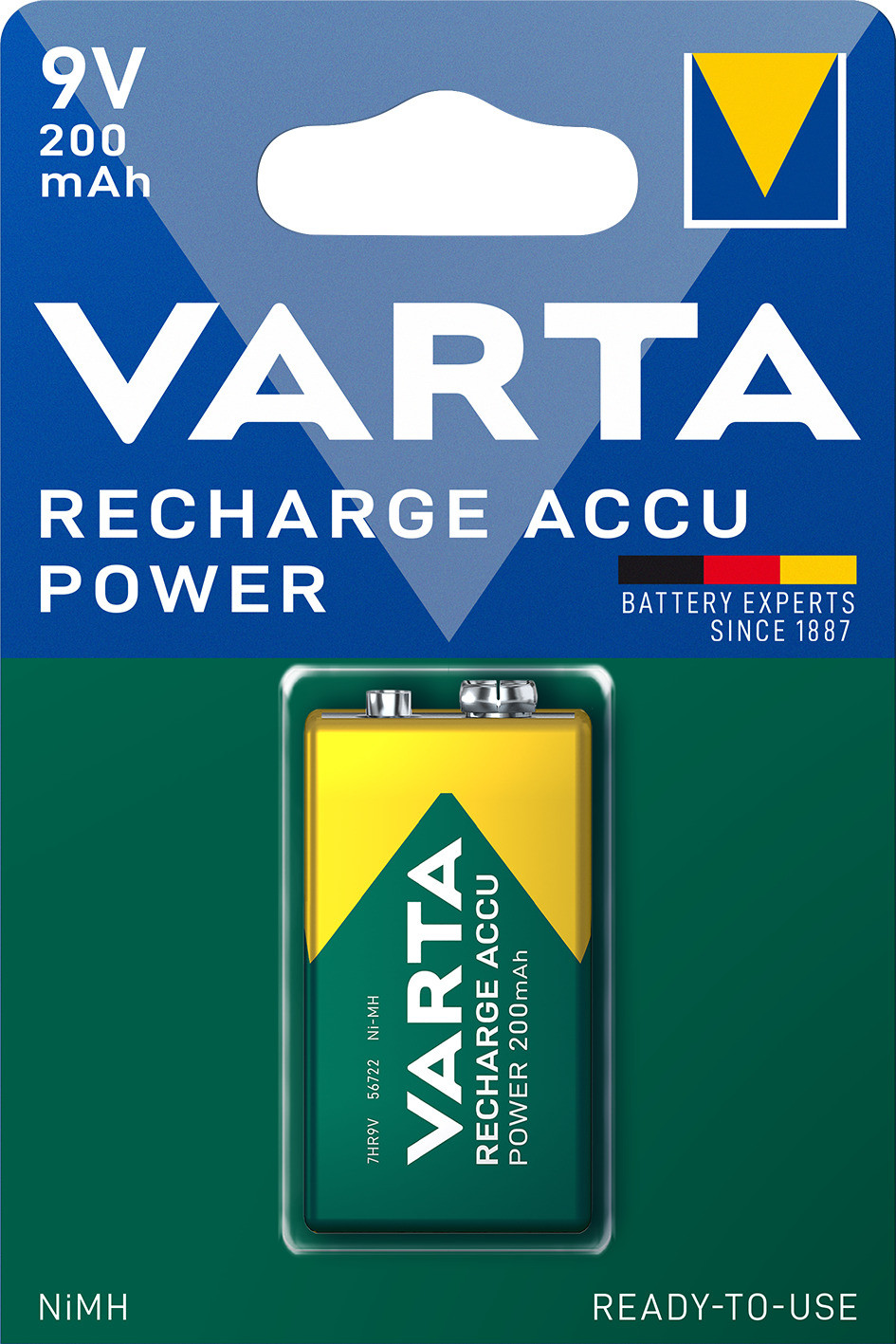 Varta 9V 200mAh Ready2Use