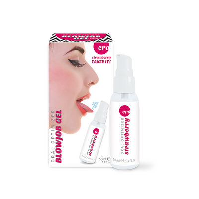 HOT Oral Optimizer - Deepthroat Gel - Strawberry - 2 fl oz / 50 ml