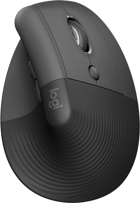 Logitech Lift Verticale Ergonomische Muis Zwart