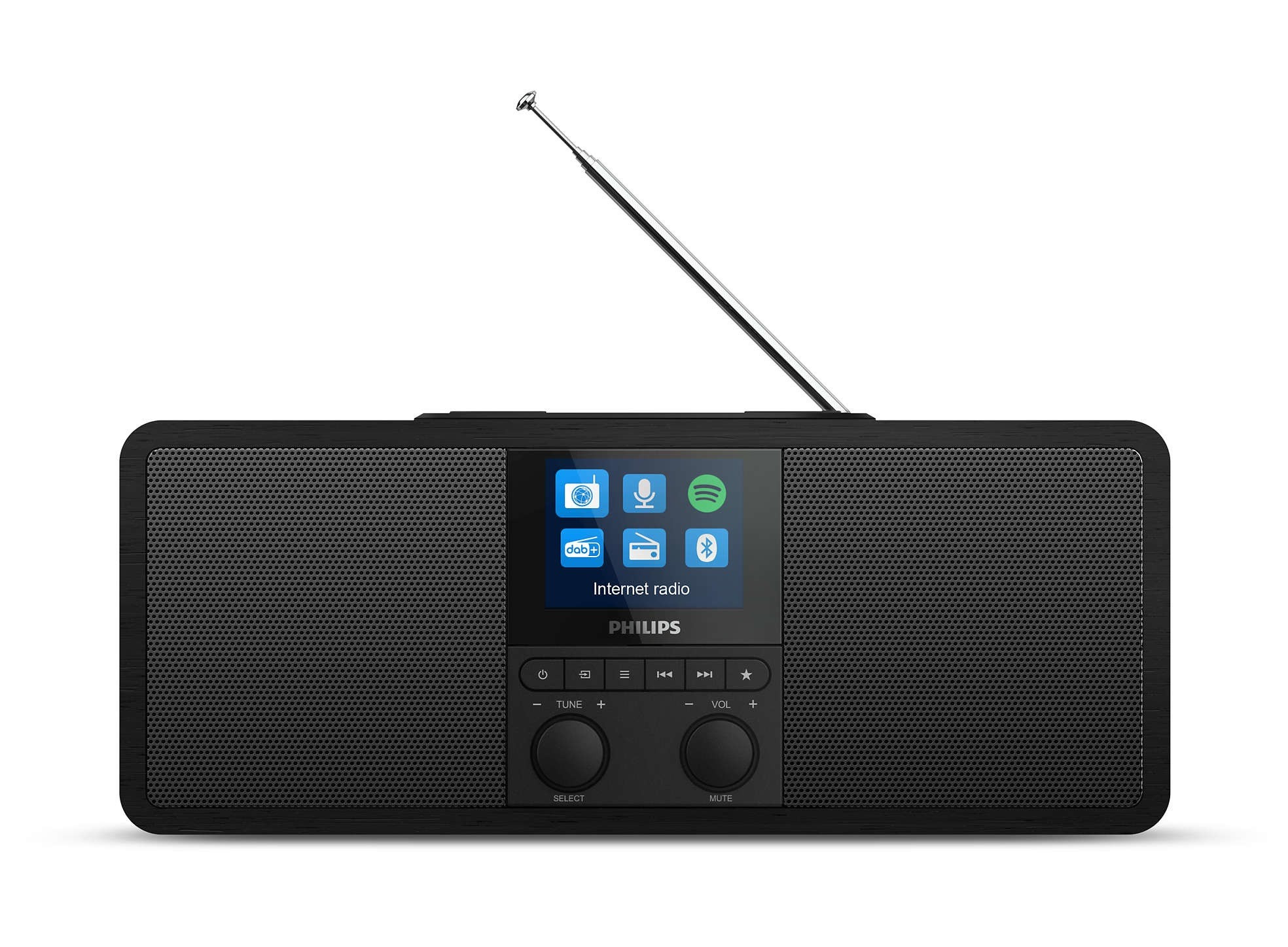 Philips TAR8805/10 Hybride radio Zwart