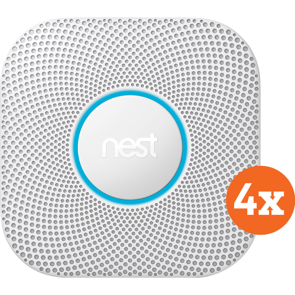 Google Nest Protect V2 Netstroom 4-Pack