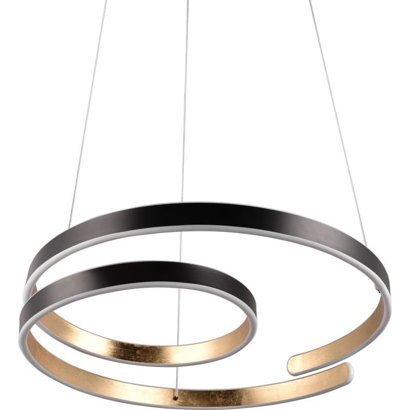 Hanglamp Marnie zwart-goud incl. 1x SMD 65W