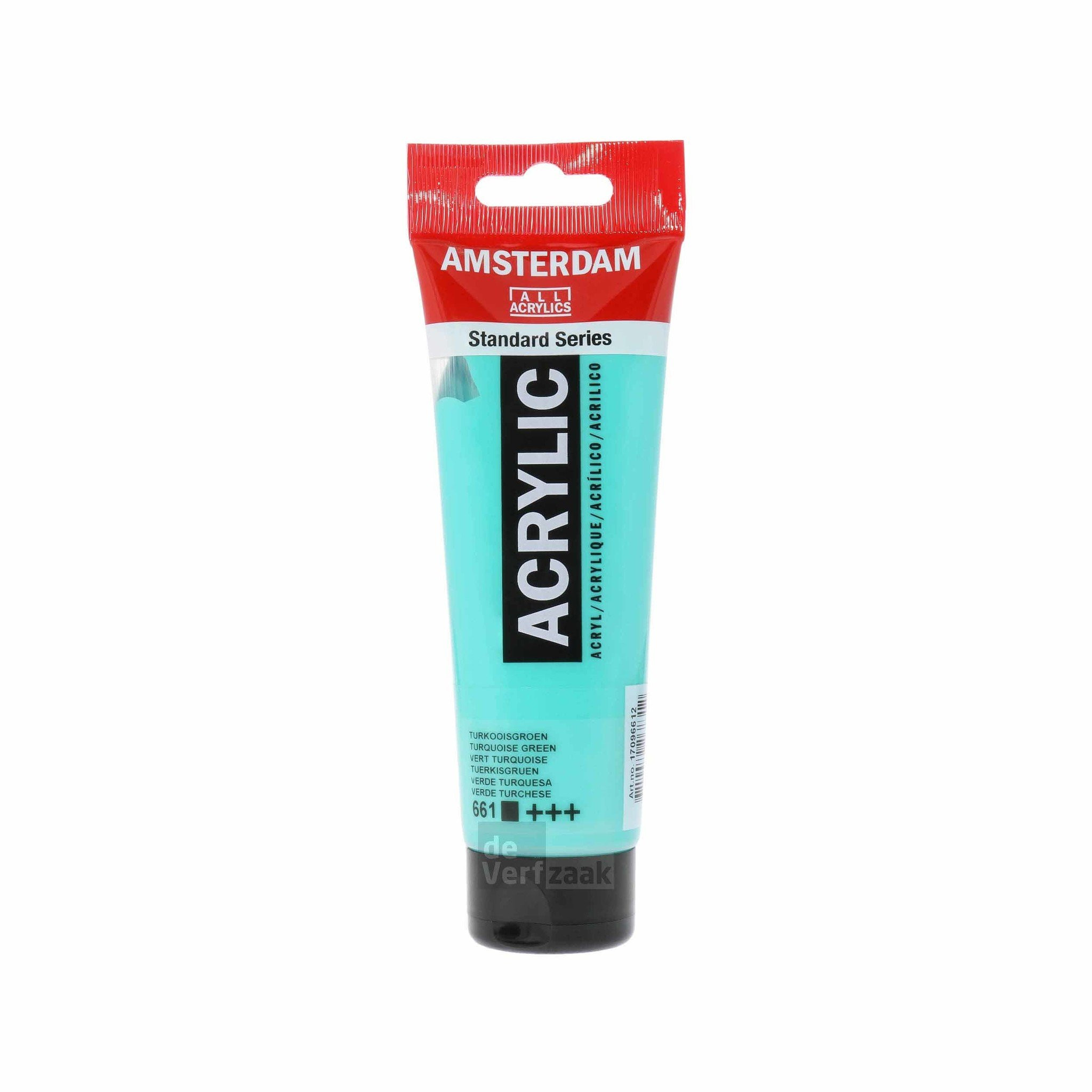 Royal Talens Amsterdam Acrylverf 120 ml - Turkooisgroen