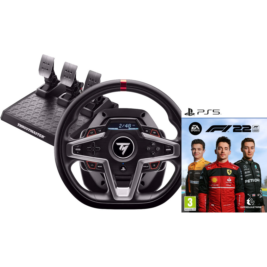 Thrustmaster T248 racestuur (PS4/PS5) + F1 22 PS5