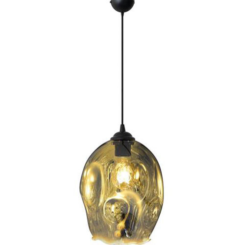 LED Hanglamp - Meteorum XL - Ovaal - Chroom Glas - E27