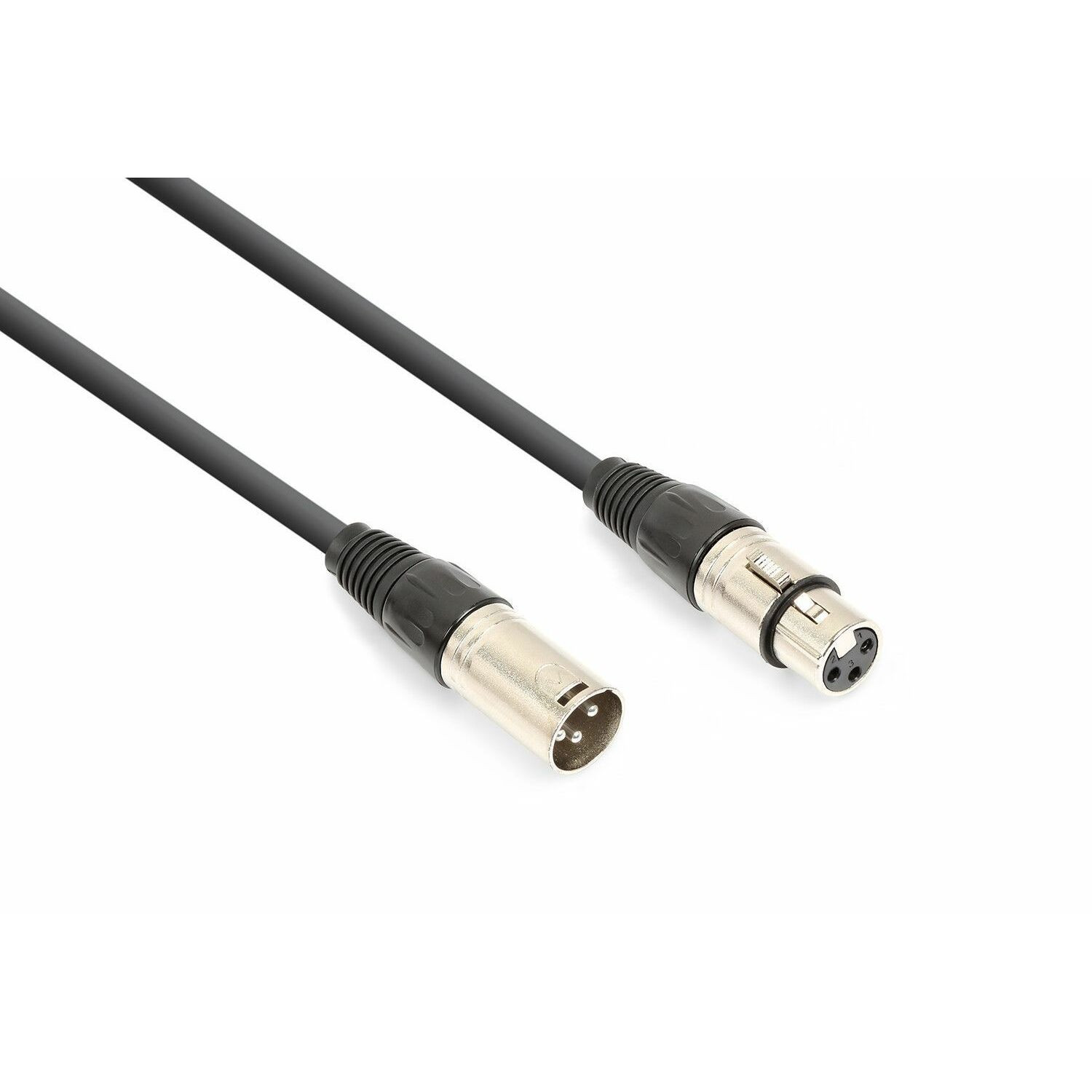 Vonyx XLR kabel (m/v) voor XLR audio verbindingen - 3 meter