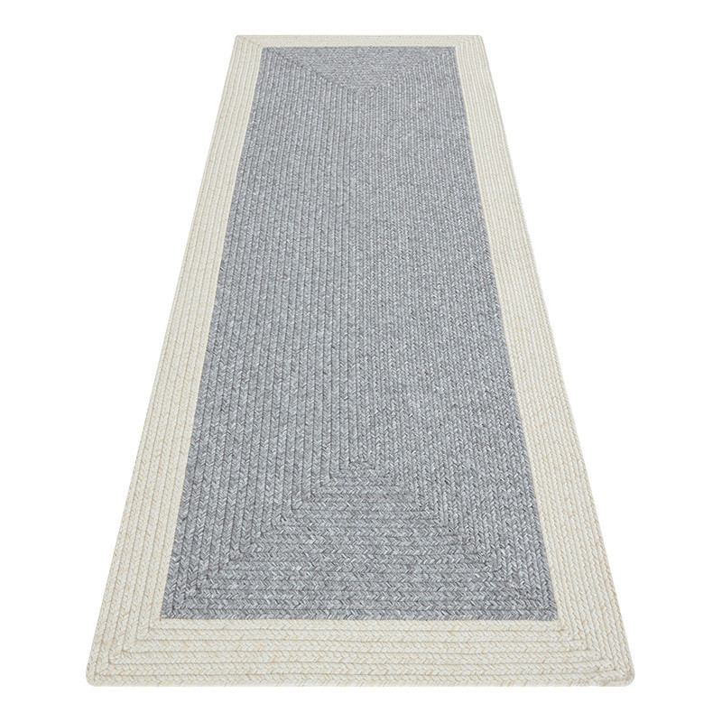 Jute Vloerkleed Braids Grijs - NORTHRUGS - 200x290 cm - Rechthoek - Dekbed-Discounter.nl