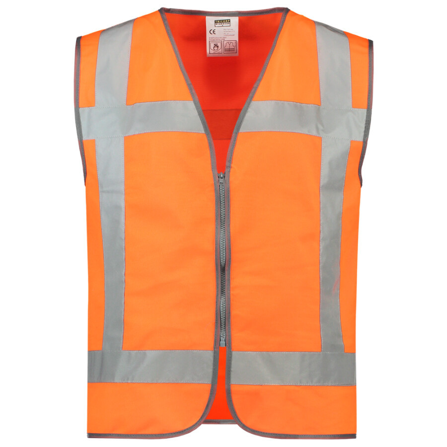 Tricorp veiligheidsvest - RWS - rits - fluor oranje - maat M-L - 453019