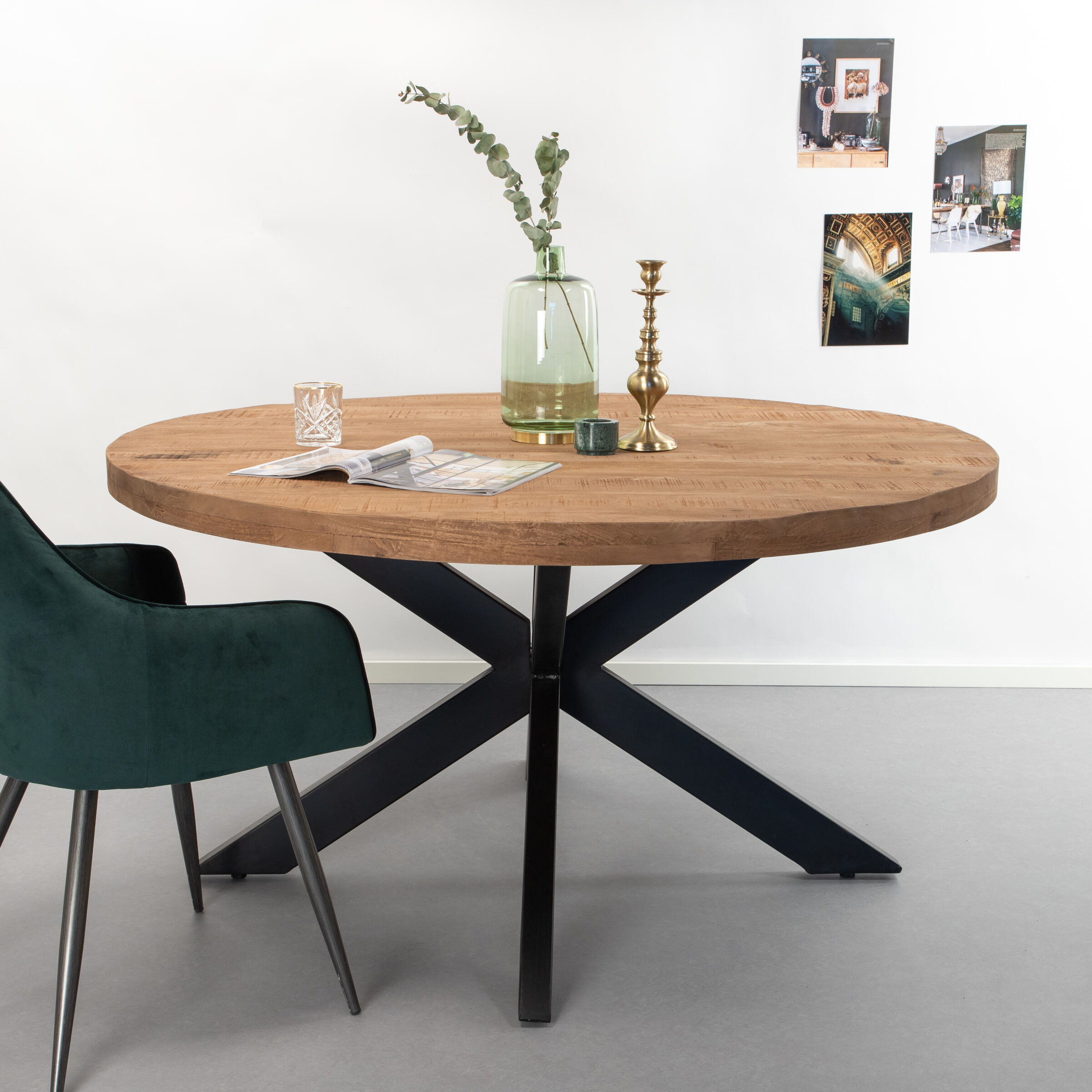 Sohome Eettafel Yannick Rond, 130cm - Hout