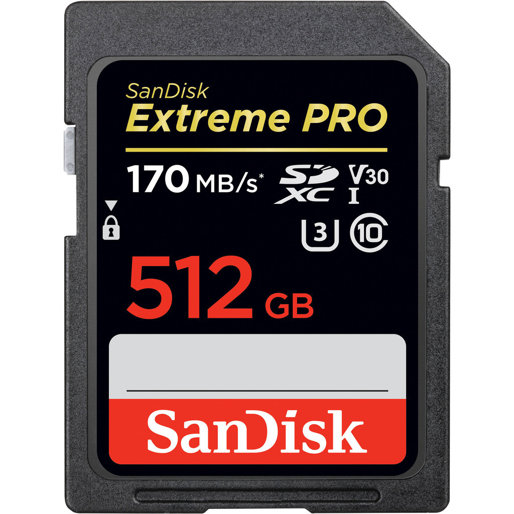 SanDisk SDXC Extreme Pro 512GB 170MB/s