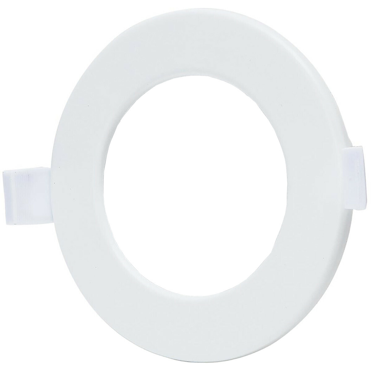 LED Downlight - Smart LED - Wifi LED - Slimme LED - Aigi Zumba - 6W - Helder/Koud Wit 6500K - Inbouw Rond - Mat Wit - Aluminium - Ø115mm