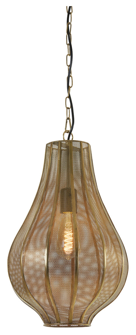 Light & Living Hanglamp 'Micha' 29cm, kleur Goud