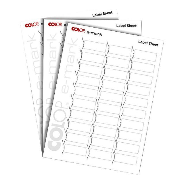 Tekststempel Colop E-Mark labels