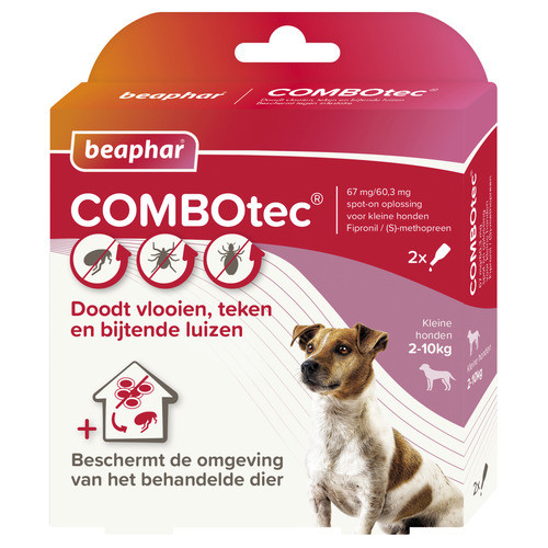 Beaphar Combotec hond 2 - 10 kilo 2 pipetten