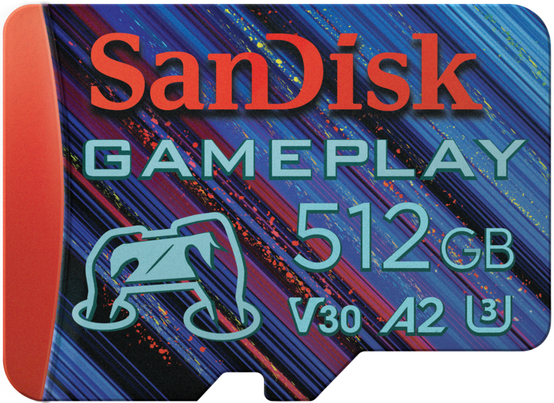 SanDisk microSDXC Gameplay 512GB 190mb/s