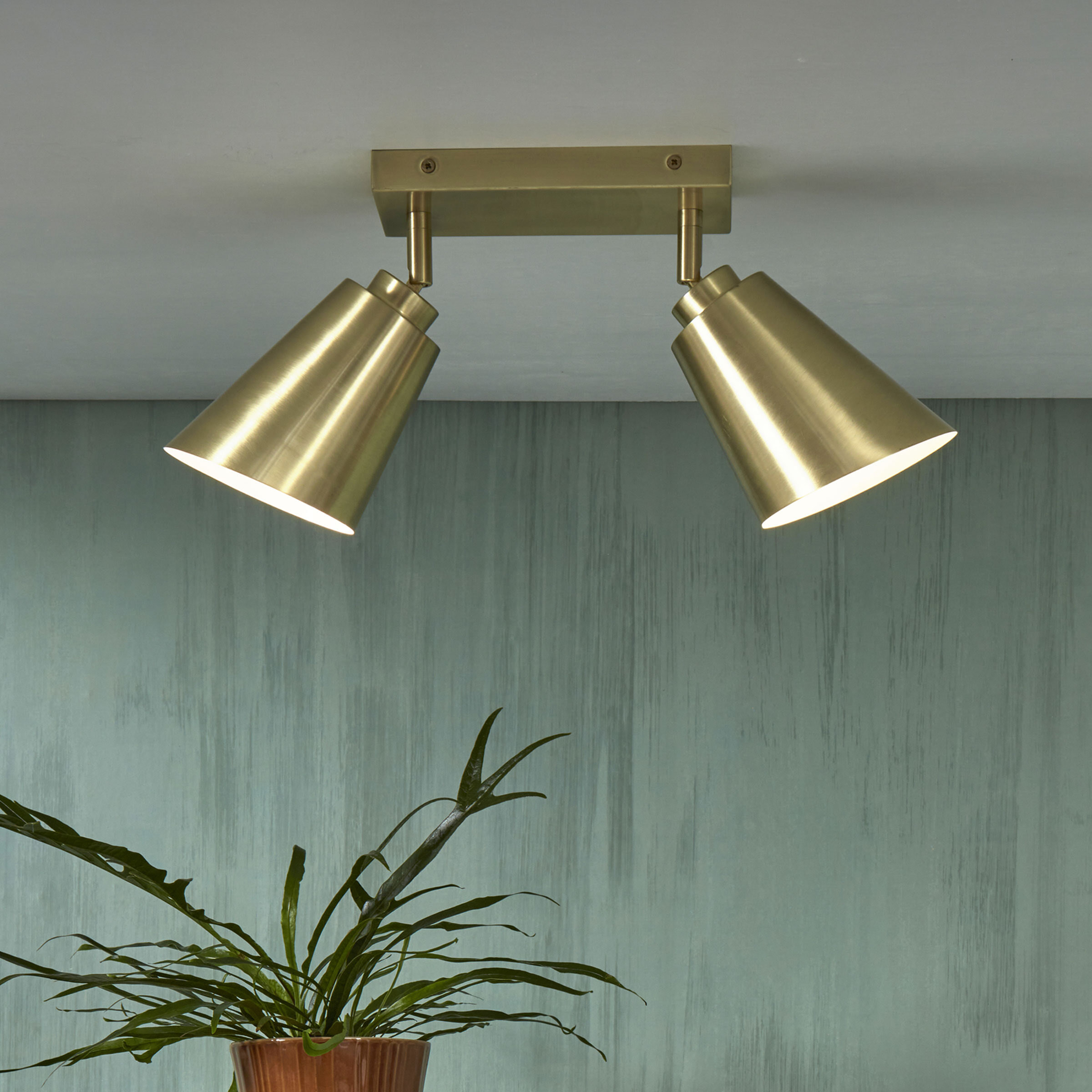 its about RoMi Plafondlamp Bremen 2-lamps