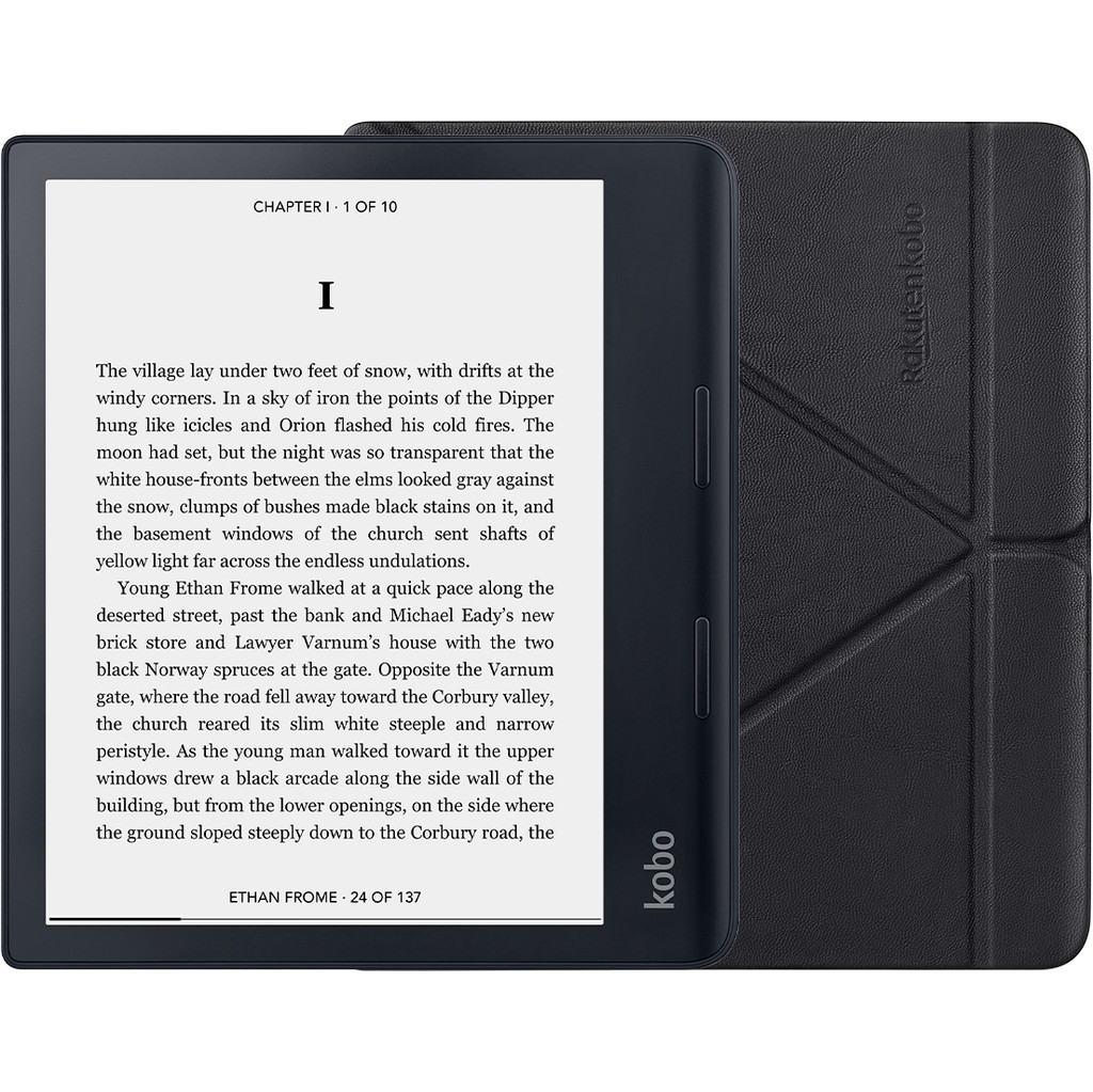 Kobo Sage + Kobo Sleep Cover Zwart