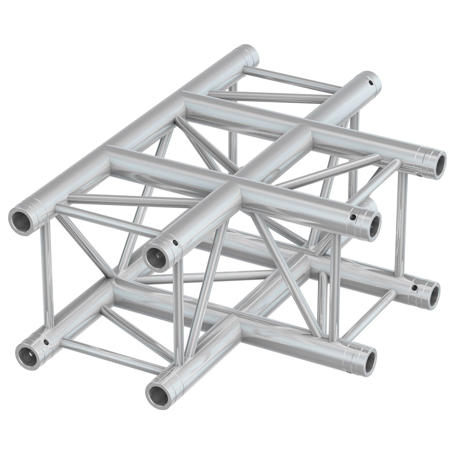 BeamZ Truss P30-T35 vierkante truss T-stuk 3-weg