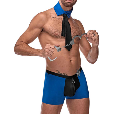 Male Power Officer Frisk-Em Costume - L/XL